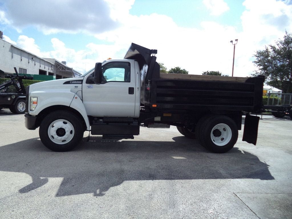 2017 Ford F650 w/ 10ft Dump Truck Steel Trash Dump Body