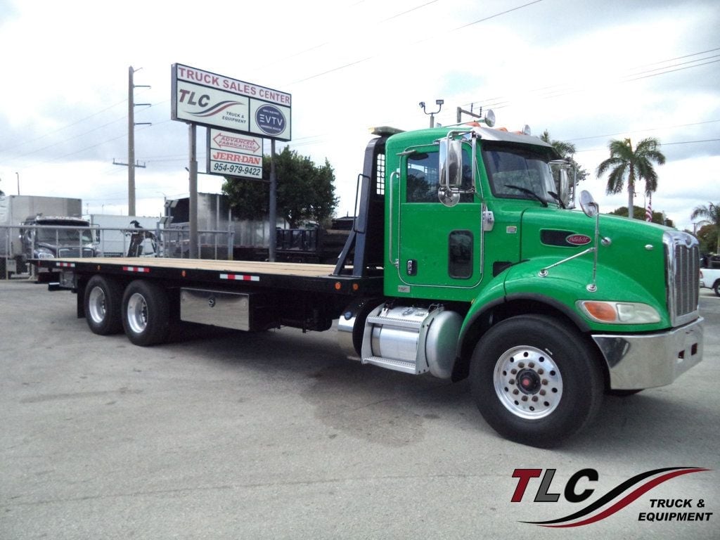2016 Peterbilt 348 w/ Century 28ft Industrial Carrier 15 Ton Tamdem Axle
