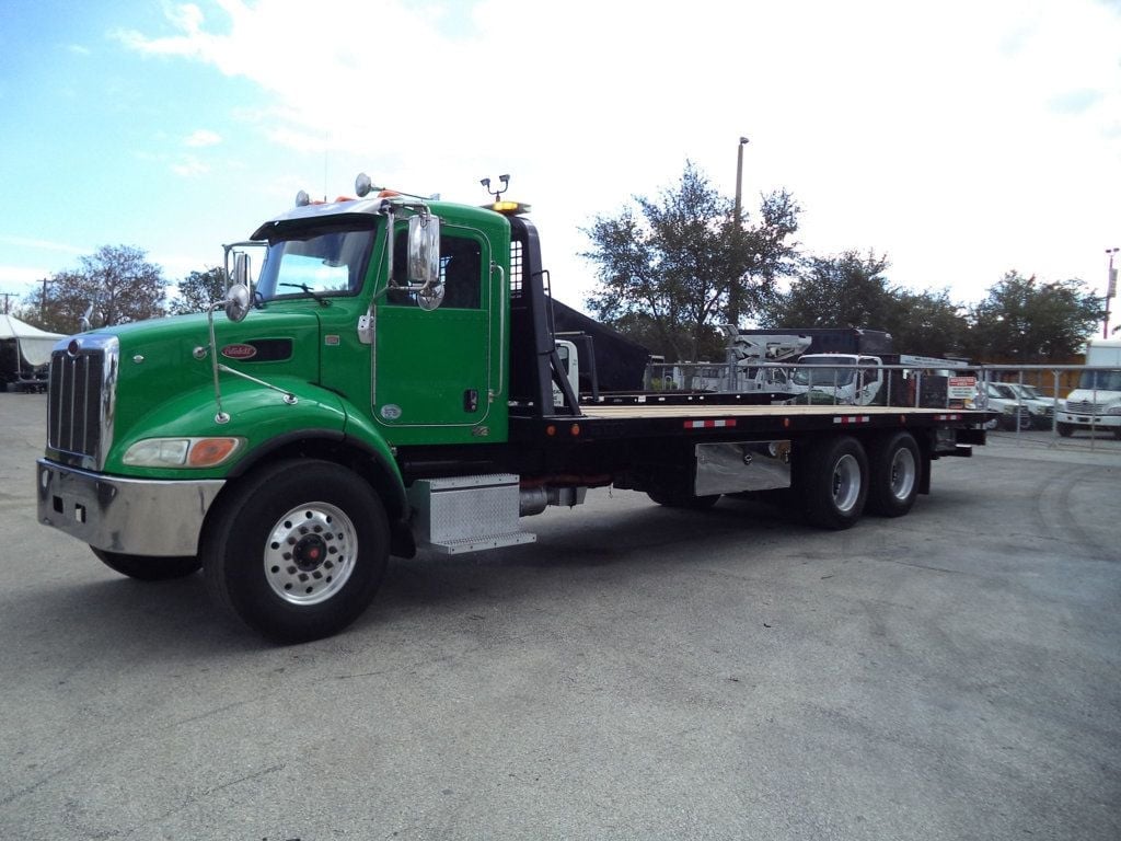 2016 Peterbilt 348 w/ Century 28ft Industrial Carrier 15 Ton Tamdem Axle