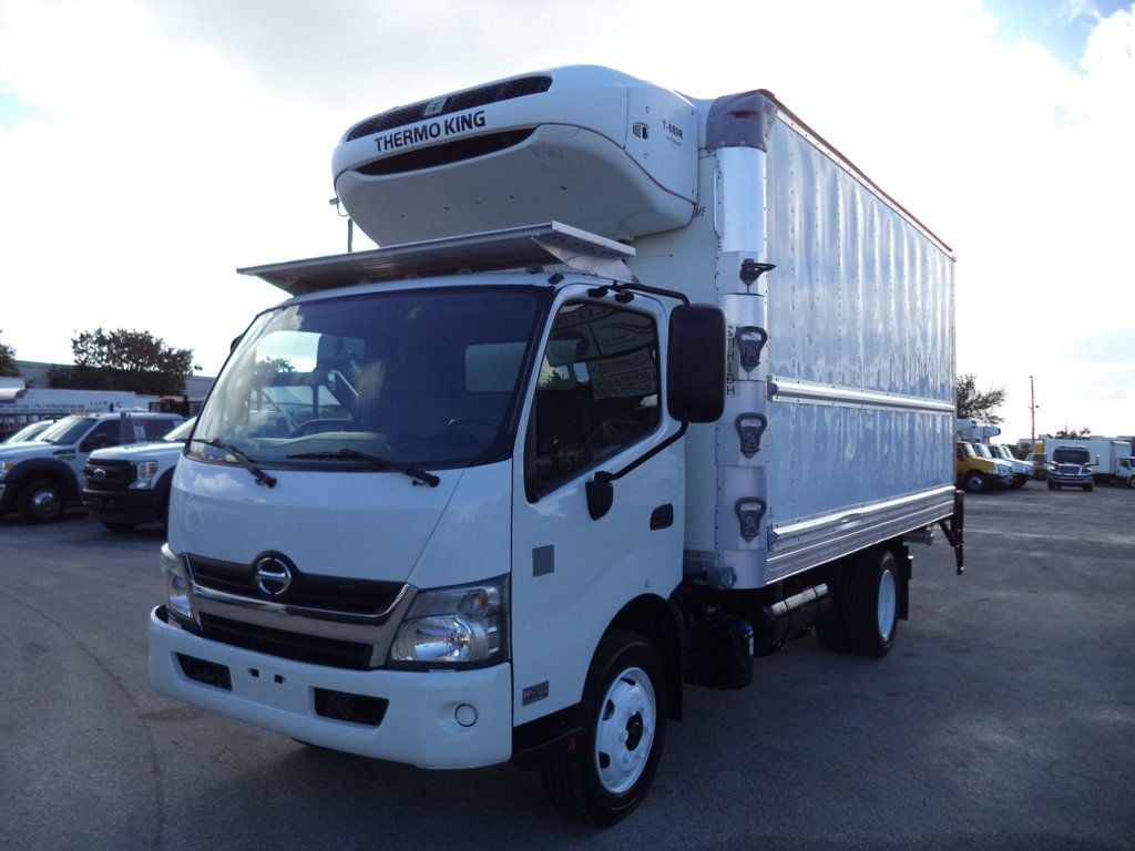 2020 HINO 195 w/ 16ft Refrigerated Box Truck Thermo King T680 & Liftg