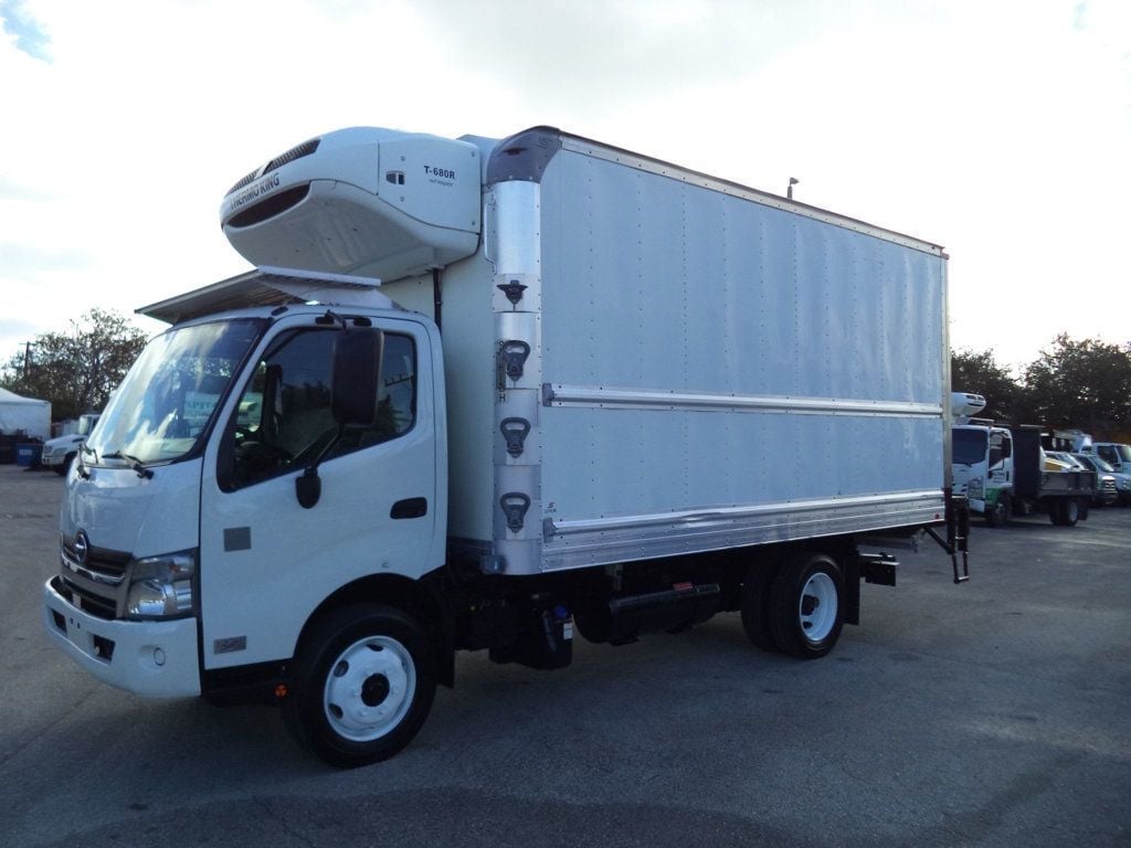 2020 HINO 195 w/ 16ft Refrigerated Box Truck Thermo King T680 & Liftg