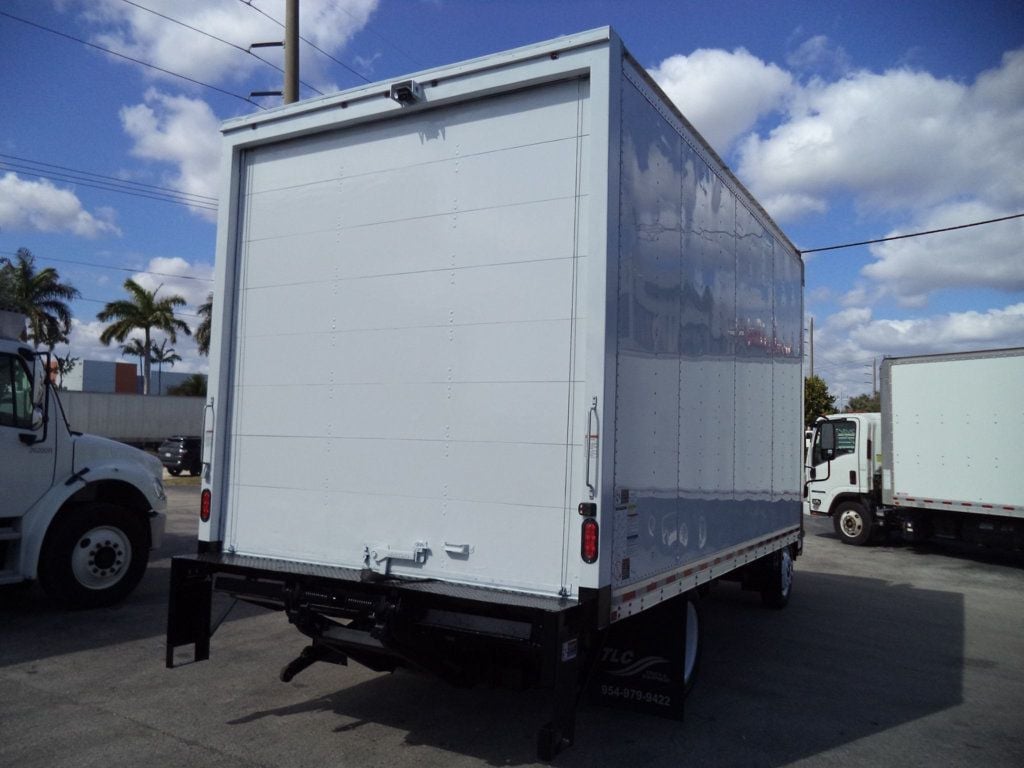 2021 Isuzu NPR HD Gas w/ 16ft x 96in H Box Truck Dry Cargo Box & Alum Liftgt