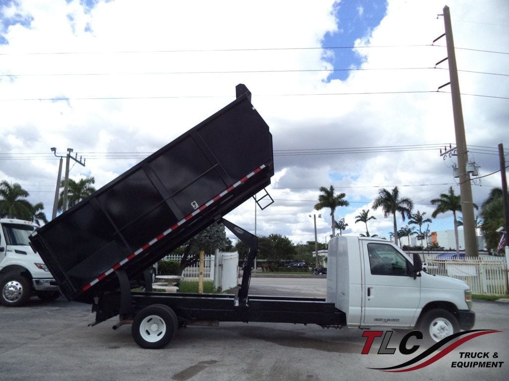 2011 Ford E450 w/ New 15ft Steel Trash Dump Body Landscape Dump Truck