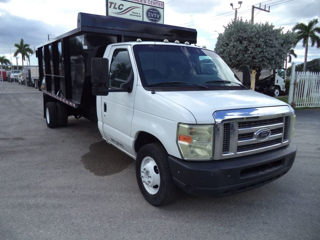 2011 Ford E450 w/ New 15ft Steel Trash Dump Body Landscape Dump Truck