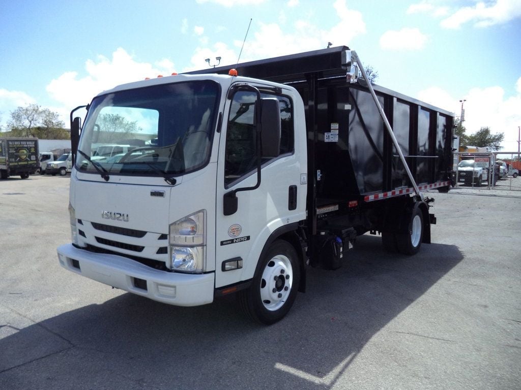 2021 Isuzu NRR w/ 14′ Switch-N-Go Drop Box Dumpster Bin Roll Off Truck