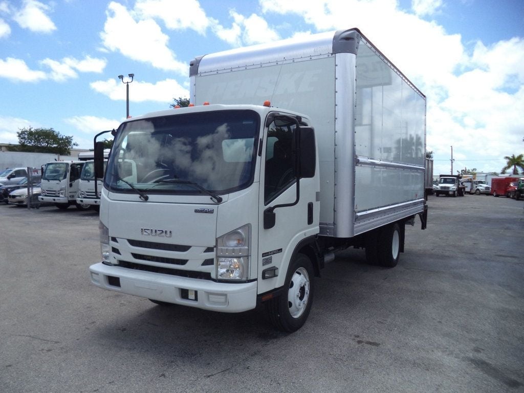 2021 Isuzu NPR HD Gas w/ 16ft  Box Truck Dry Cargo Box & Alum Liftgt