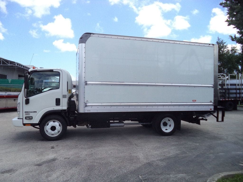 2021 Isuzu NPR HD Gas w/ 16ft  Box Truck Dry Cargo Box & Alum Liftgt
