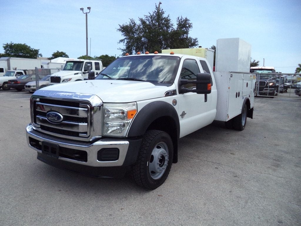 2011 Ford F450 4X4 Extended Cab w/ IMT Mechanics Truck 16′ Crane Body Welder Compressor