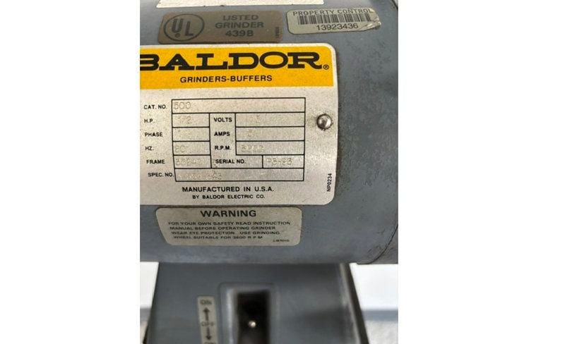 1990 Baldor Carbide Bit Grinder  1/2 hp 115v single phase