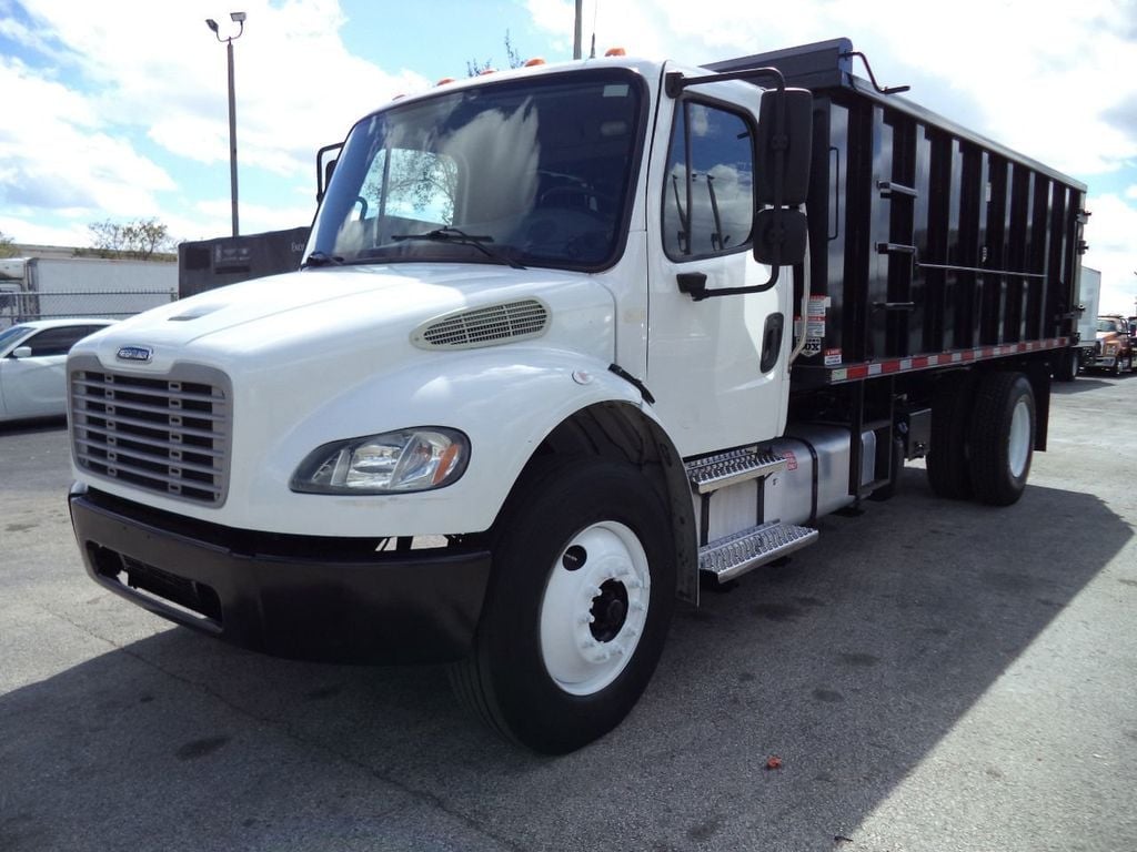 2018 Freightliner Business Class M2 106 w/ New 18ft Steel Trash Dump Body Landscape Dump Truck