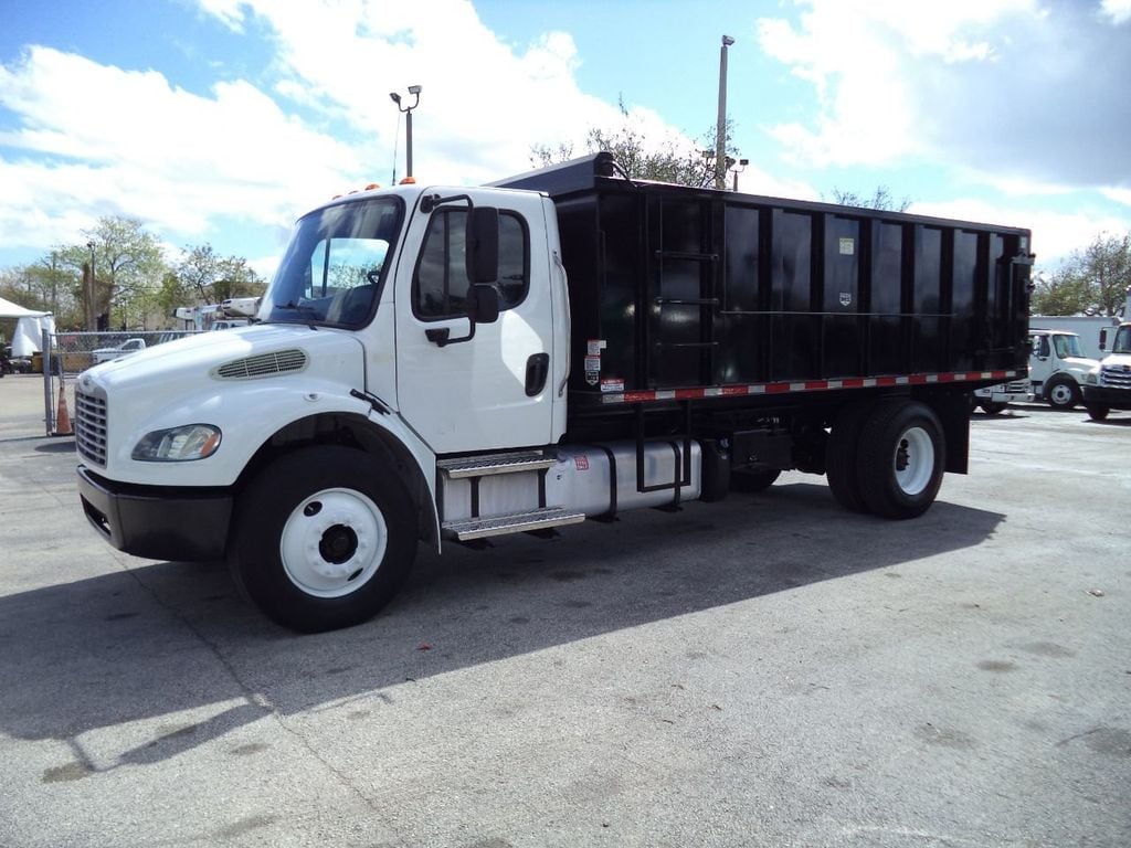 2018 Freightliner Business Class M2 106 w/ New 18ft Steel Trash Dump Body Landscape Dump Truck