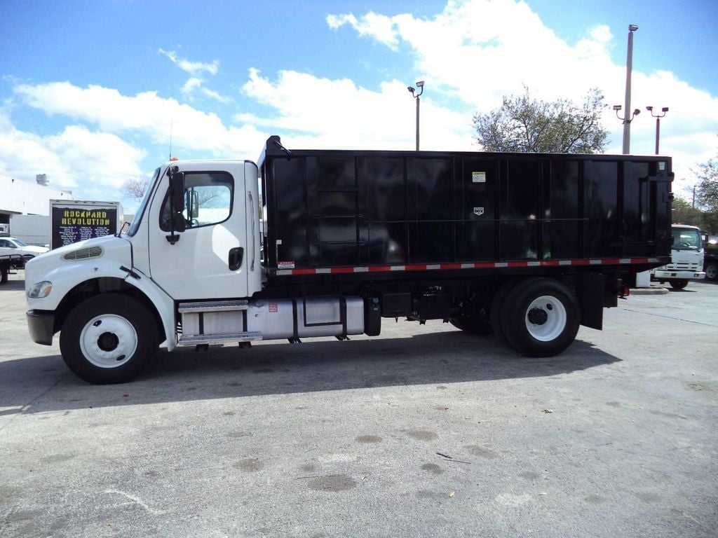 2018 Freightliner Business Class M2 106 w/ New 18ft Steel Trash Dump Body Landscape Dump Truck