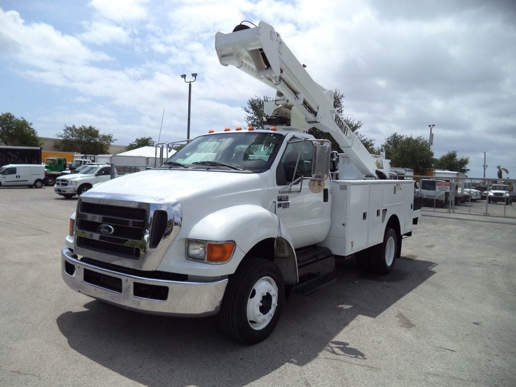2013 Ford F650 40ft Versalift Articulated Telescopic Boom Bucket Truck