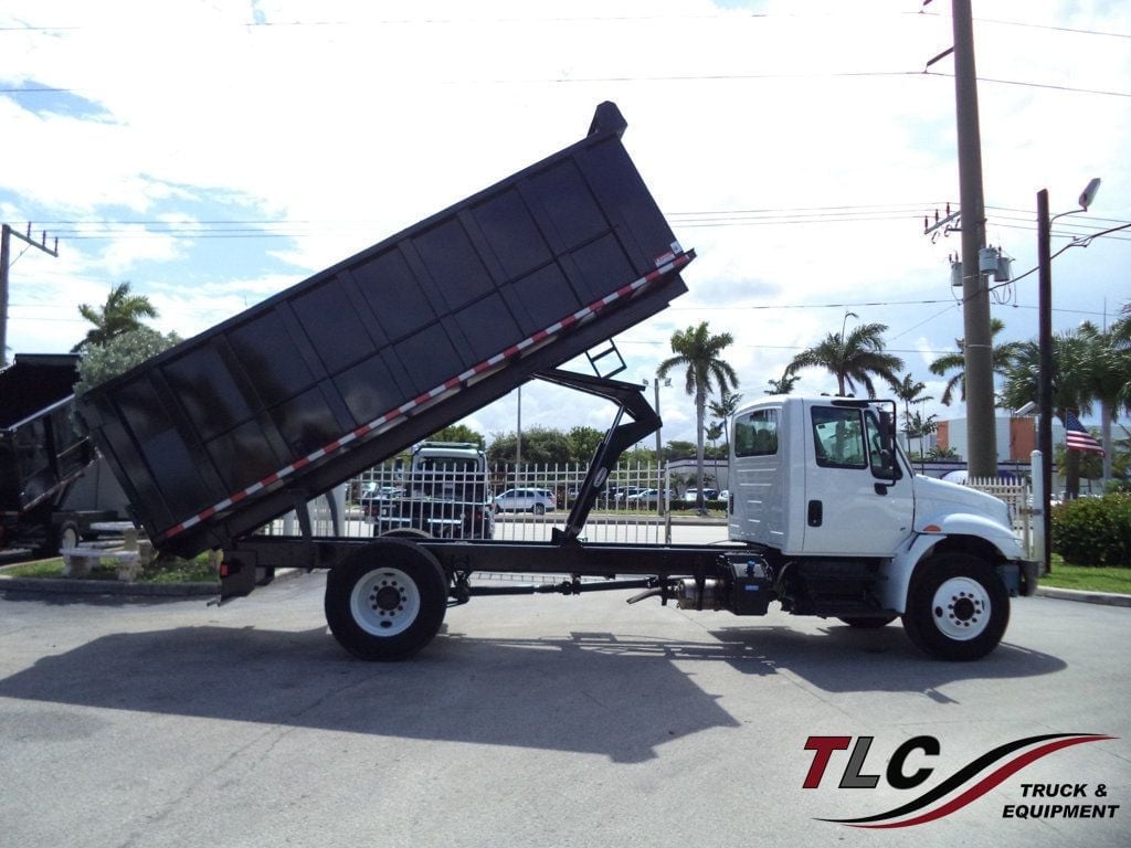 2019 International 4300 w/ New 18ft Steel Trash Dump Body Landscape Dump Truck