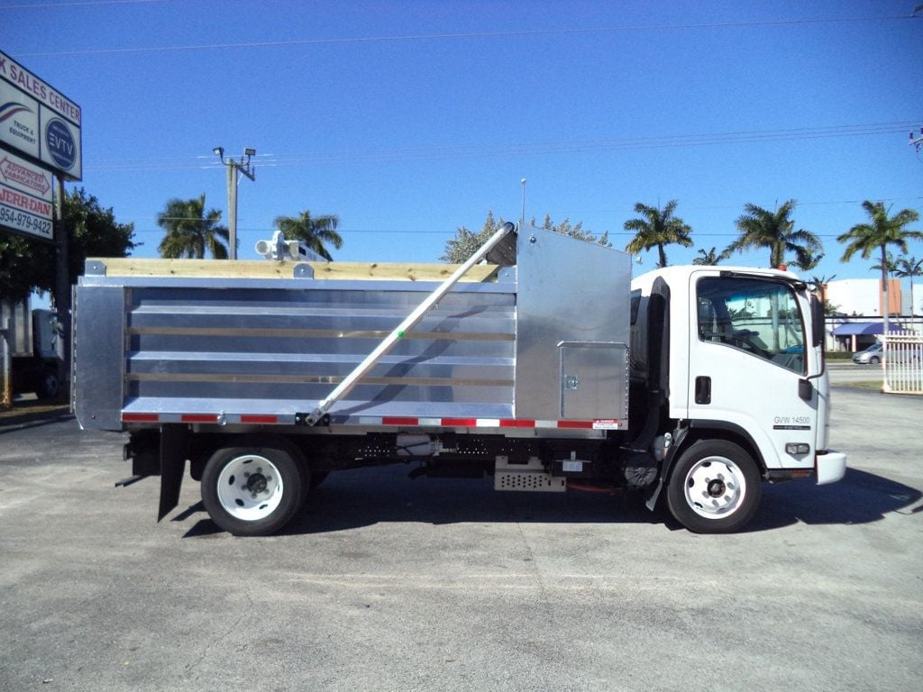 2020 Isuzu NPR HD Gas w/ New 14ft Landscape Body Aluminum Dump Truck
