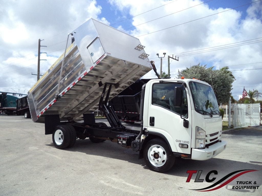 2021 Isuzu NPR HD Gas w/ New 14ft Landscape Body Aluminum Dump Truck