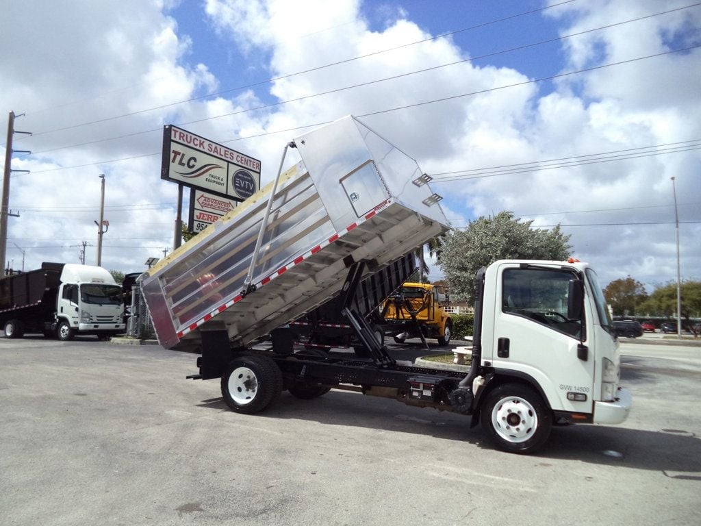 2021 Isuzu NPR HD Gas w/ New 14ft Landscape Body Aluminum Dump Truck