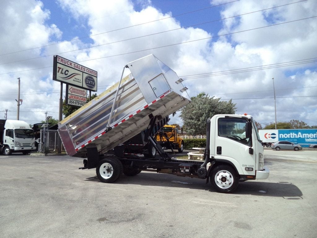2021 Isuzu NPR HD Gas w/ New 14ft Landscape Body Aluminum Dump Truck
