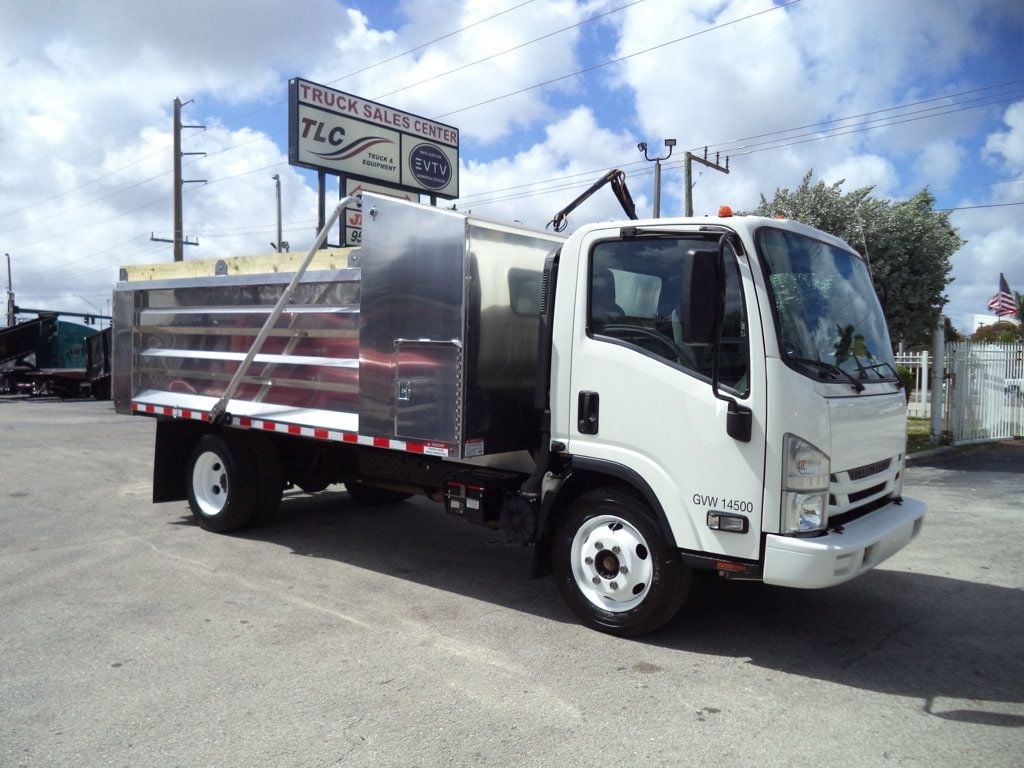 2021 Isuzu NPR HD Gas w/ New 14ft Landscape Body Aluminum Dump Truck