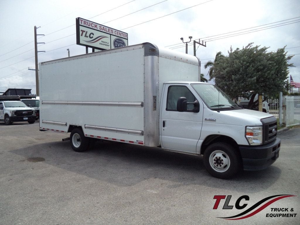 2022 Ford E350 Cutaway w/ 16ft Box Truck Dry Cargo Truck & Aluminum Ramp
