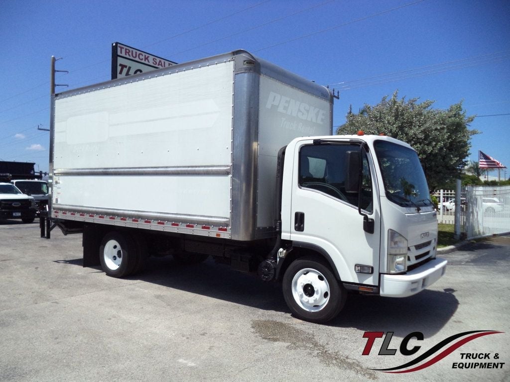 2020 Isuzu NPR HD Gas w/ 16ft Box Truck Dry Cargo Truck & Aluminum Liftgate