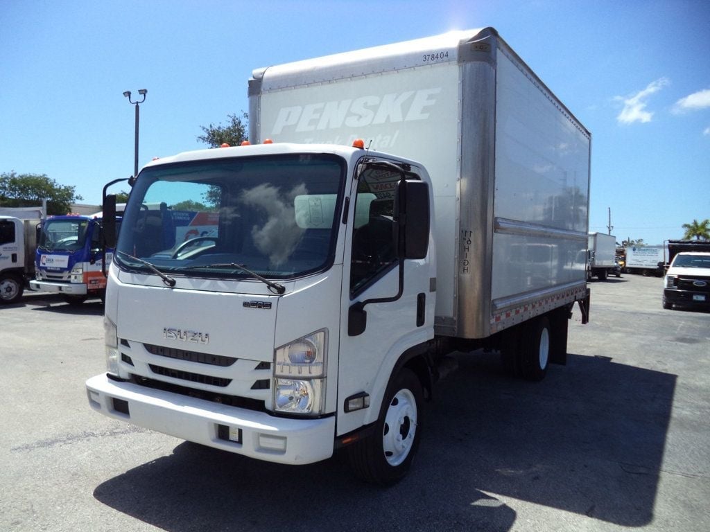 2020 Isuzu NPR HD Gas w/ 16ft Box Truck Dry Cargo Truck & Aluminum Liftgate