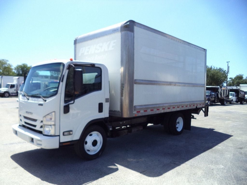 2020 Isuzu NPR HD Gas w/ 16ft Box Truck Dry Cargo Truck & Aluminum Liftgate