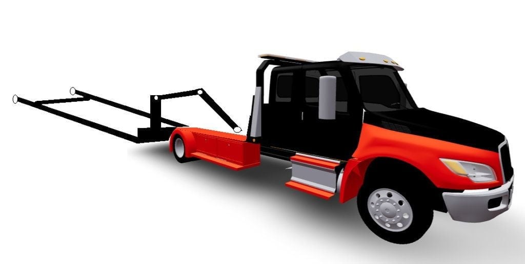 2027 International MV607 Extended Cab w/ 21′ Advanced Fab Ground Deck Carrier Tow Truck