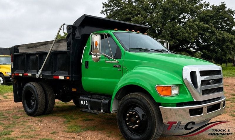 2013 Ford F650 w/ 10ft Dump Truck Steel Trash Dump Body