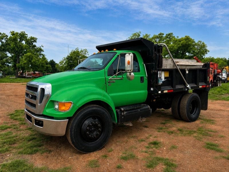 2013 Ford F650 w/ 10ft Dump Truck Steel Trash Dump Body