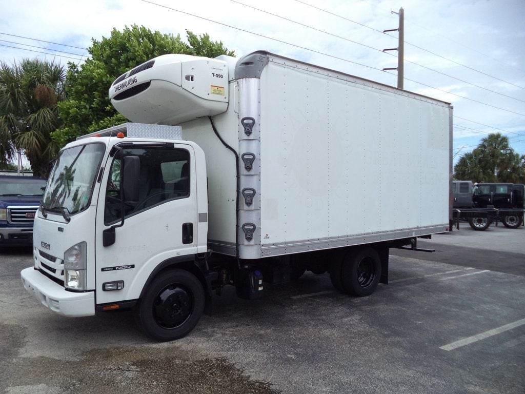 2020 Isuzu NQR w/ 16ft Refrigerated Box Truck Thermo King T590R