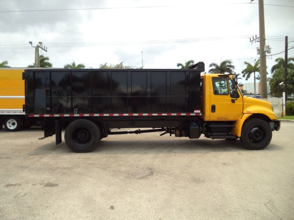 2019 International 4300 w/ New 18ft Steel Trash Dump Body Landscape Dump