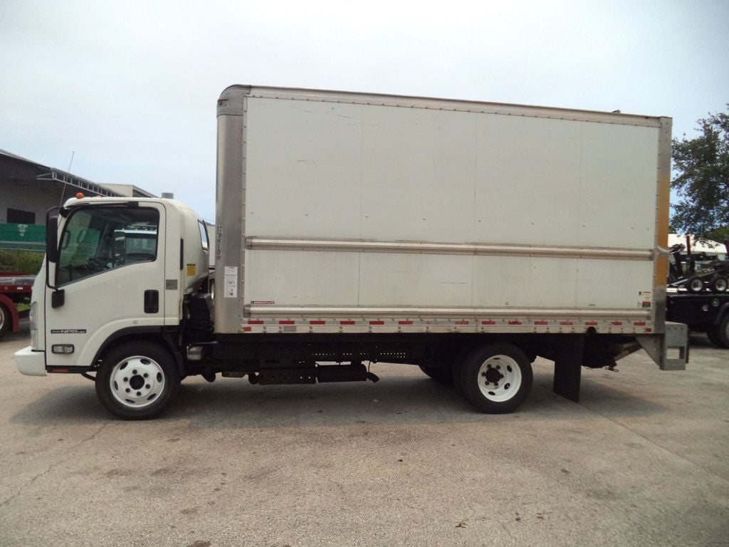 2019 Isuzu NPR HD Gas w/ 16ft Box Truck Dry Cargo Truck & Aluminum Liftgate