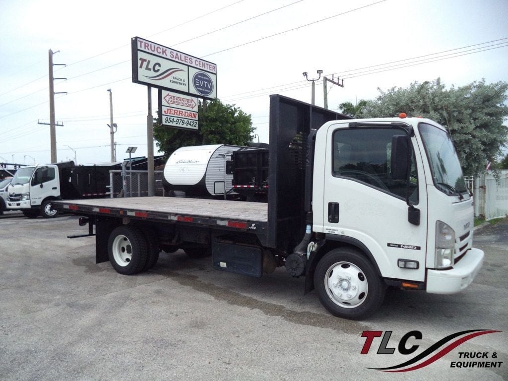 2019 Isuzu NRR w/ 16ft Flatbed Platform Truck