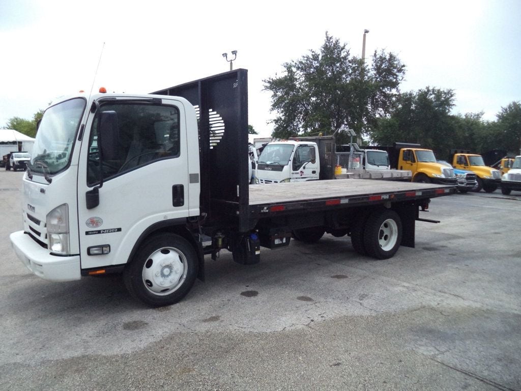 2019 Isuzu NRR w/ 16ft Flatbed Platform Truck