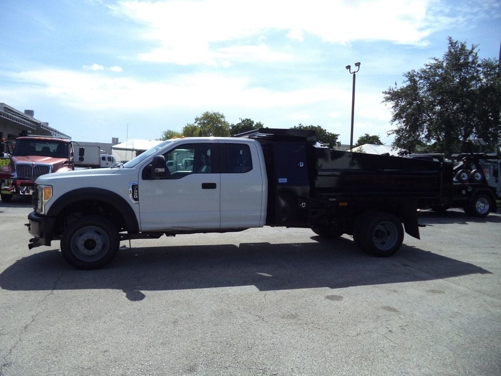 2017 Ford F450 Extended Cab w/ 10ft Dump Truck Steel Mason Dump Body