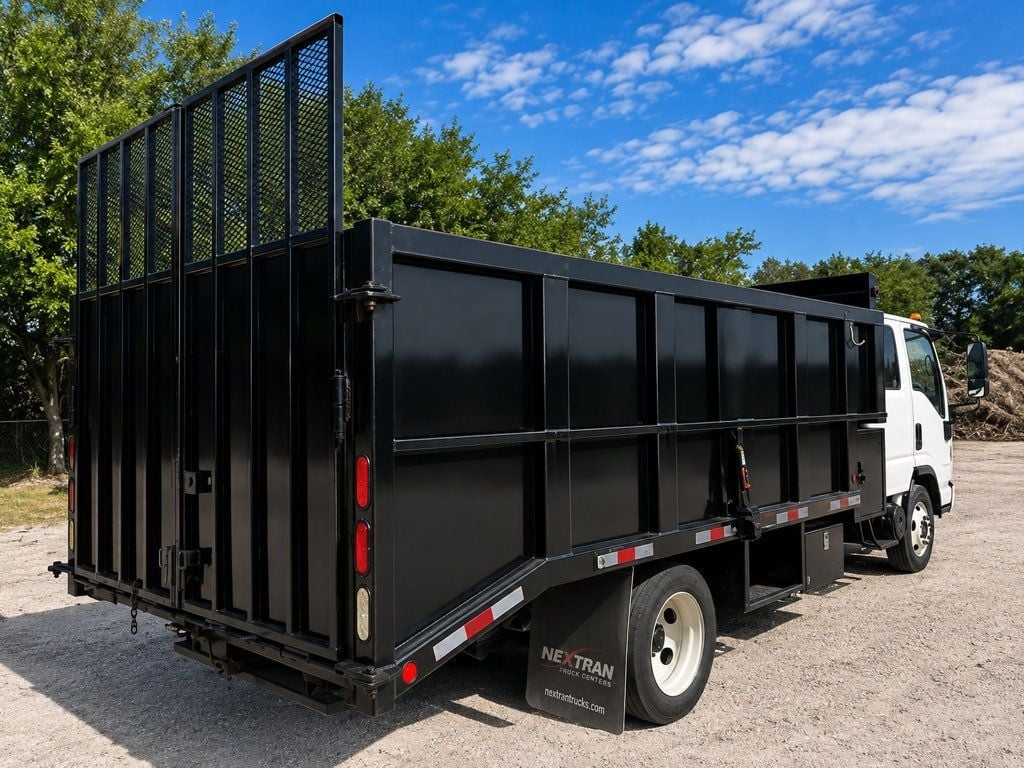 2016 Isuzu NPR HD CREW diesel w/ 16ft Landscape Body Steel Dump Truck