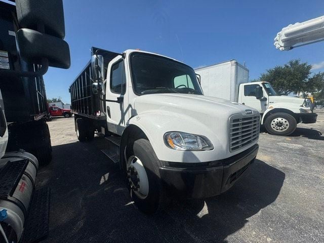 2018 Freightliner Business Class M2 106 w/ New 18ft Steel Trash Dump Body Landscape Dump