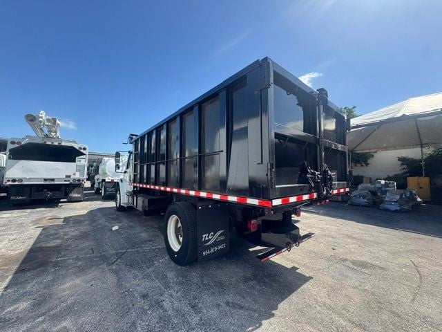 2018 Freightliner Business Class M2 106 w/ New 18ft Steel Trash Dump Body Landscape Dump