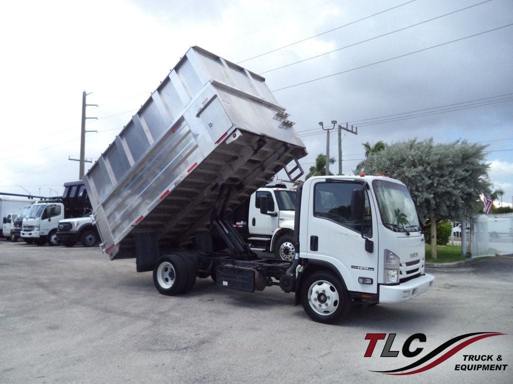 2021 Isuzu NPR XD w/ 14ft Aluminum Chipper Dump Landscape Dump Truck