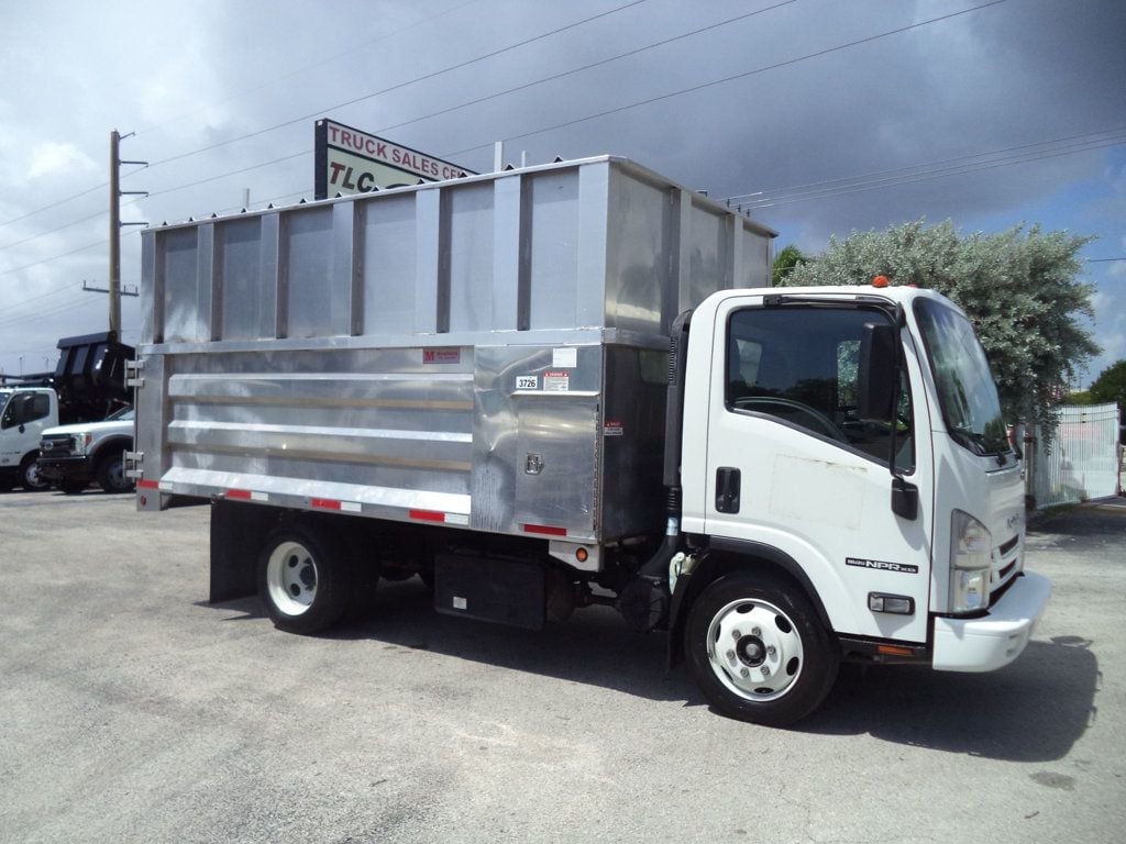 2021 Isuzu NPR XD w/ 14ft Aluminum Chipper Dump Landscape Dump Truck