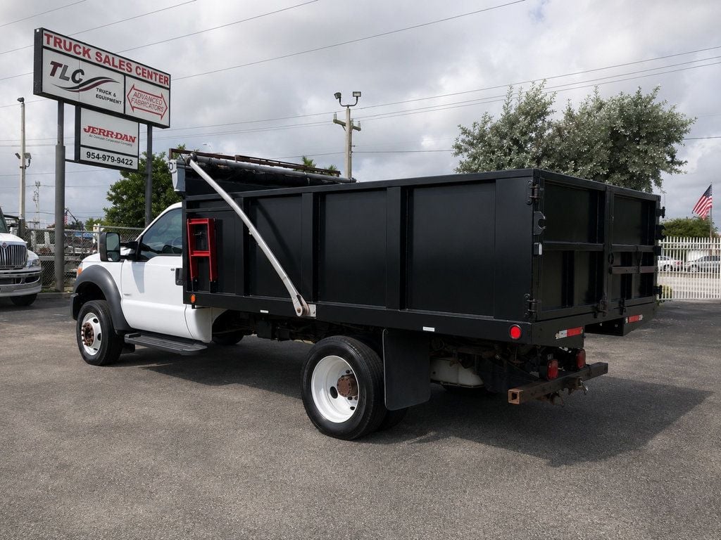 2014 Ford F450 w/ 12ft Dump Truck Steel Trash Landscape Dump Body