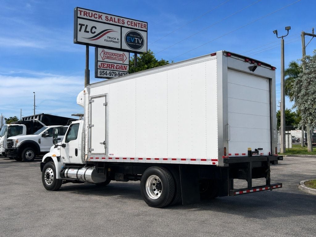 2020 International MV607 18ft Refrigerated Box Truck Thermo King T1080R w Standy
