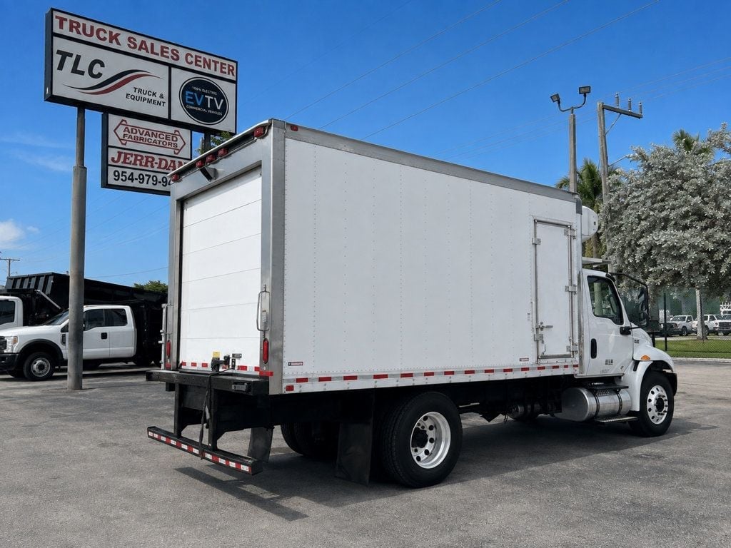 2020 International MV607 18ft Refrigerated Box Truck Thermo King T1080R w Standy