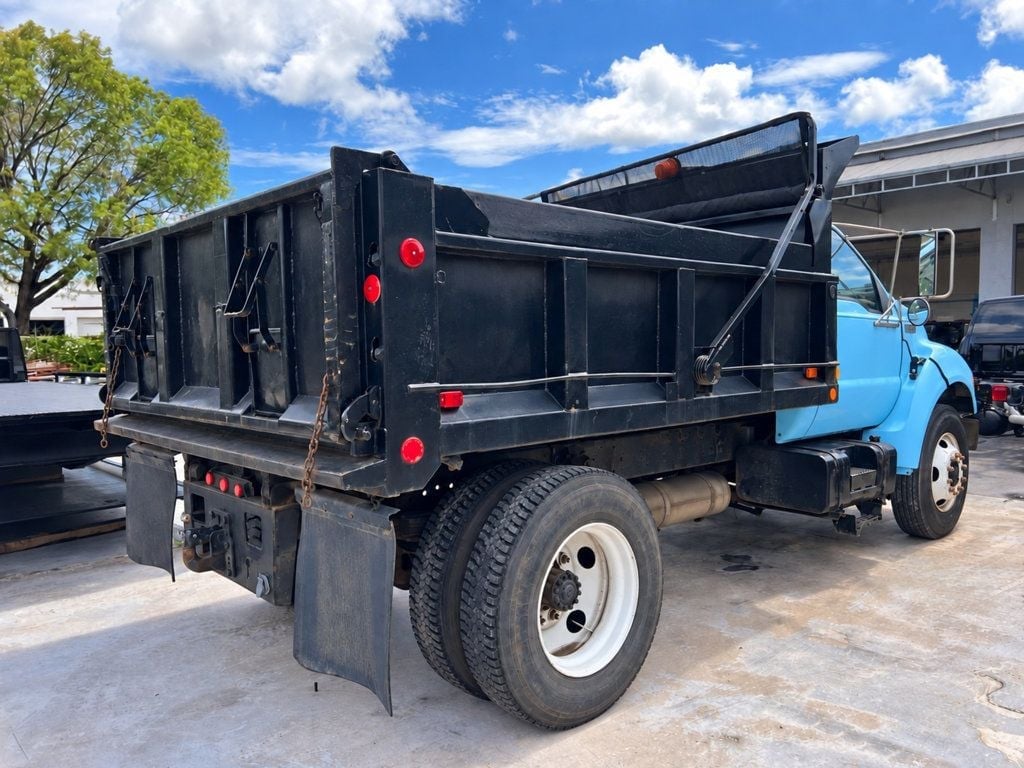 2000 Ford F650 w/ 10ft Dump Truck Non CDL Steel Mason Dump Body