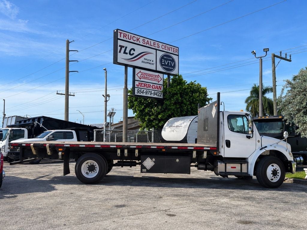 2019 Freightliner Business Class M2 106 w/ 24ft Flatbed Platform body Non CDL