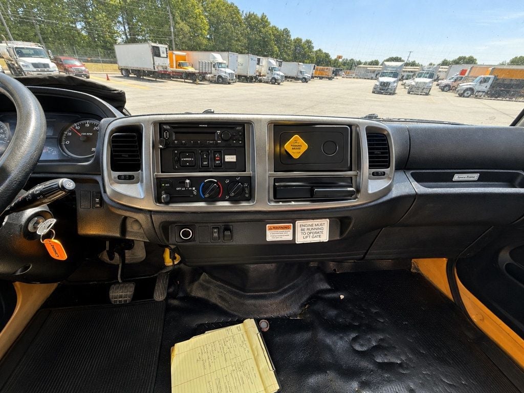 2020 HINO 338 w/ 26ft Flatbed Wood Deck w/ Liftgate