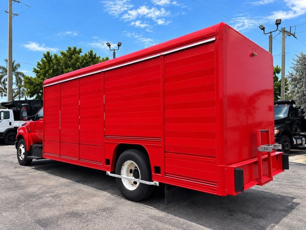 2019 Ford F650 w/ 10 Bay Mickey Aluminum Truck Side Loaders Beverage