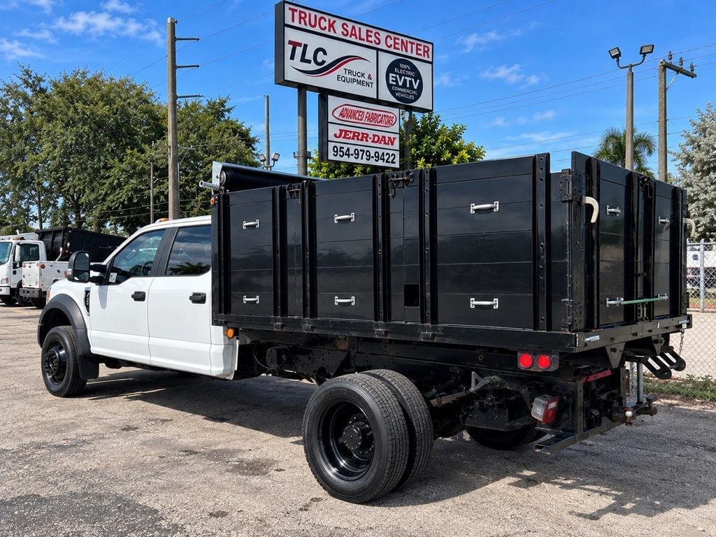 2017 Ford F450 Crew Cab w/ 10ft Dump Truck Stake Side Doors Removable Sides