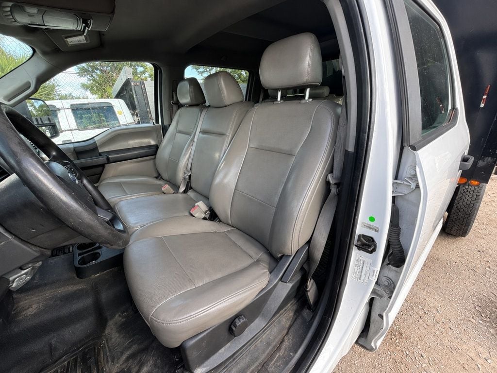 2017 Ford F450 Crew Cab w/ 10ft Dump Truck Stake Side Doors Removable Sides